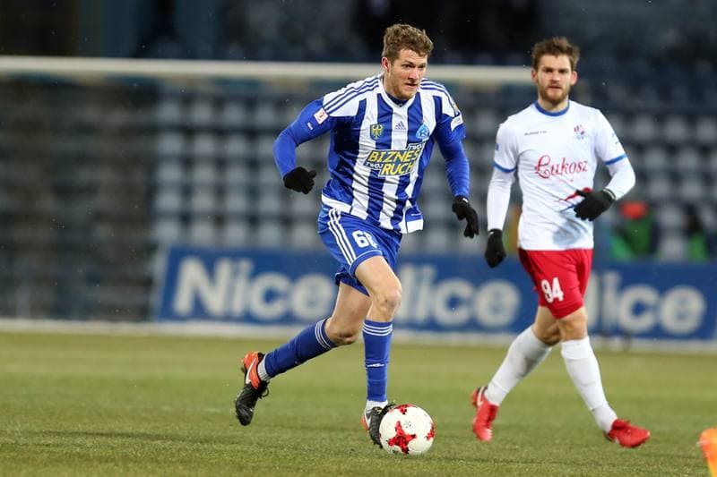 Football. Nice I Liga. Ruch Chorzow - Podbeskidzie Bielsko-Biala. 17.03.2018