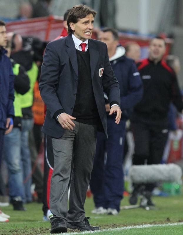 Football. I liga. Piast Gliwice - Sandecja Nowy Sacz. 04.04.2012