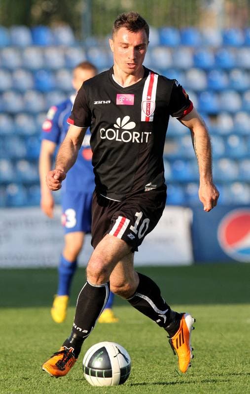 Football. T-Mobile Ekstraklasa. Ruch Chorzow - LKS Lodz. 28.04.2012