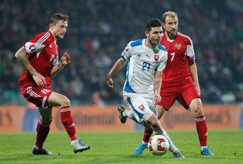 Football. UEFA Euro 2016 Qualifiers. Slovakia - Belarus. 09.10.2015