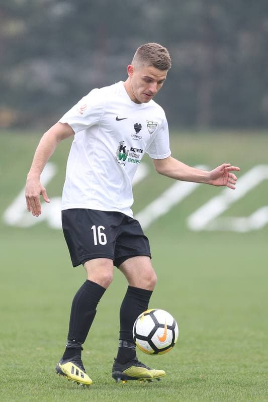 Football. II Liga. Rozwoj Katowice - Olimpia Elblag. 13.04.2019