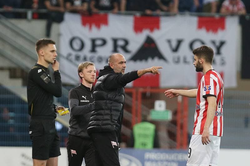 Football. Lotto Ekstraklasa. Piast Gliwice - Cracovia Krakow. 26.04.2019