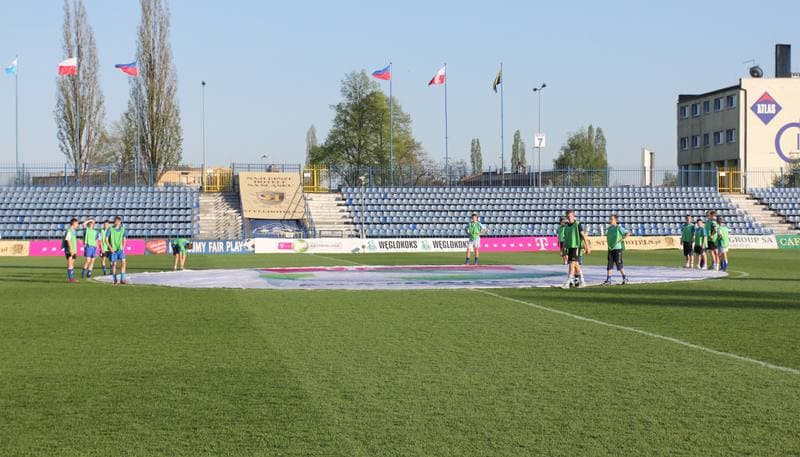 Football. T-Mobile Ekstraklasa. Ruch Chorzow - LKS Lodz. 28.04.2012