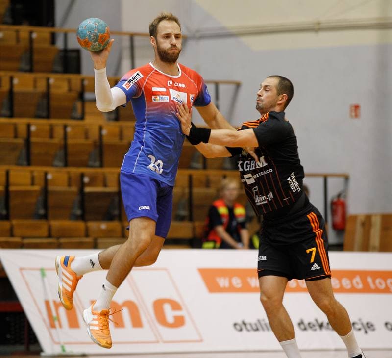 Handball. Sparing. Gornik Zabrze - Zaglebie Lubin. 06.08.2015