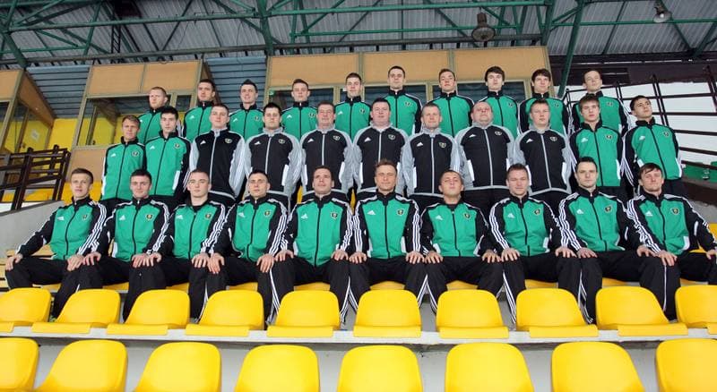Football. GKS Katowice. Training. 14.02.2013