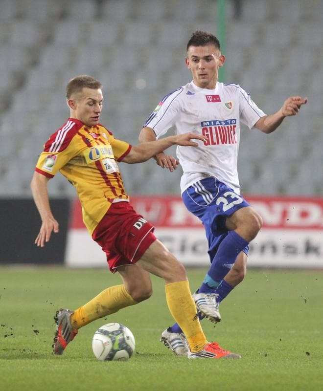 Football. T-Mobile Ekstraklasa. Korona Kielce - Piast Gliwice. 23.11.2012