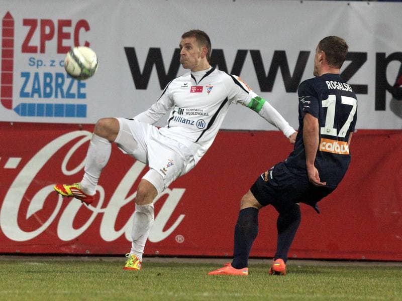 Football. T-Mobile Ekstraklasa. Gornik Zabrze - Pogon Szczecin. 24.11.2012