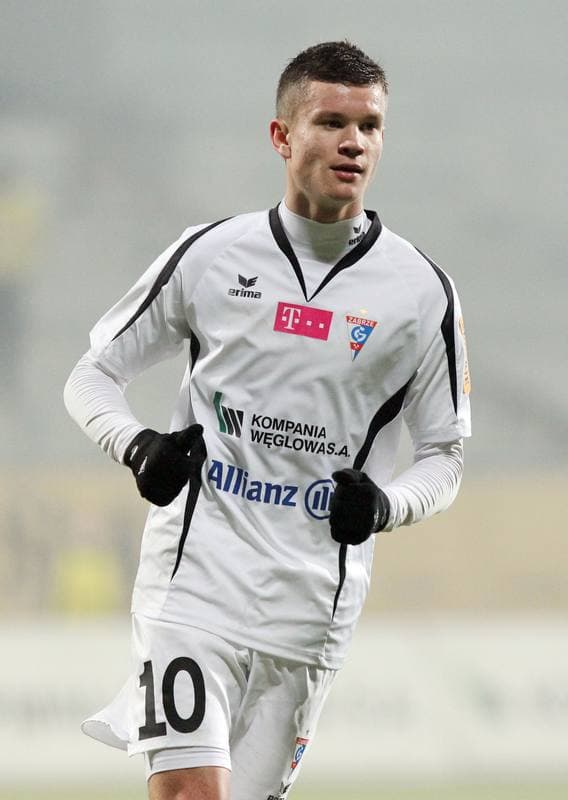 Football. T-Mobile Ekstraklasa. Gornik Zabrze - Pogon Szczecin. 24.11.2012
