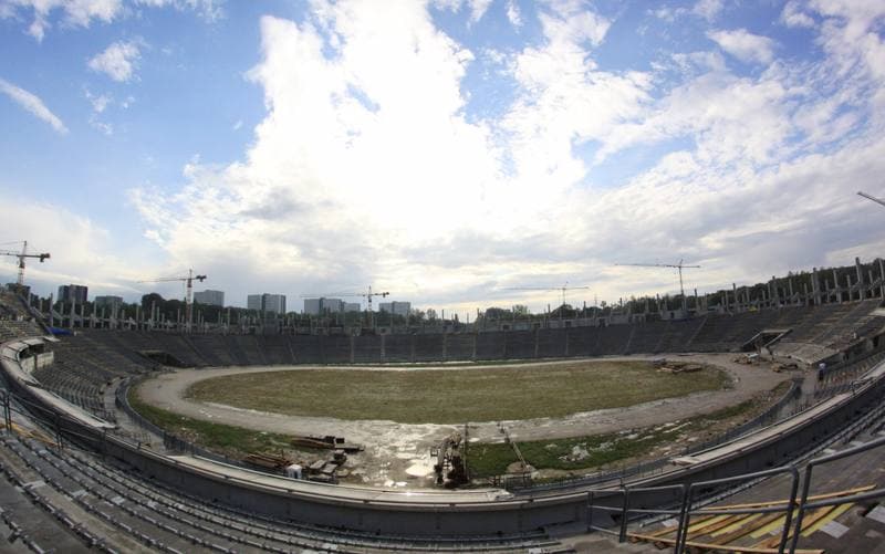 Football. Stadion Slaski. Press Conference. 05.09.2010