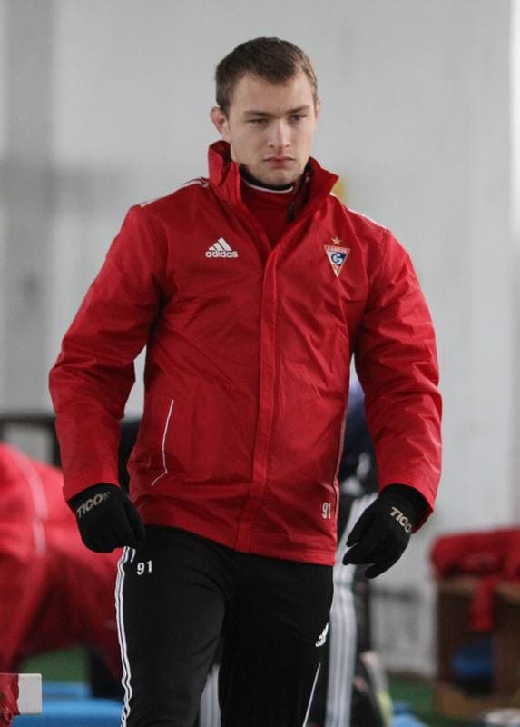 Football. Gornik Zabrze. Training. 05.03.2012
