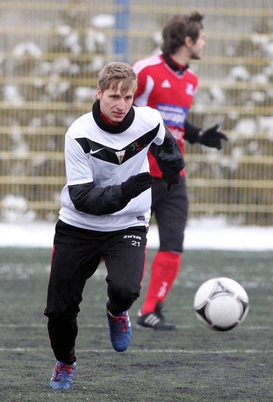 Football. Tychy Sparing. GKS Tychy - Podbeskidzie Bielsko-Biala. 19.01.2013