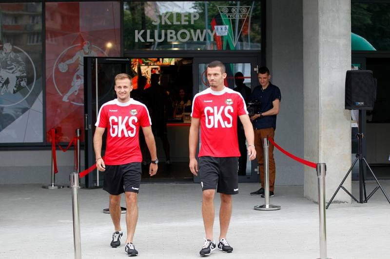 Football. GKS Tychy. Press Conference. 26.07.2016