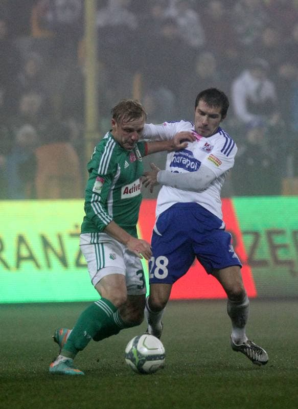 Football. T-Mobile Ekstraklasa. Podbeskidzie Bielsko-Biala - Legia Warsaw. 08.03.2013