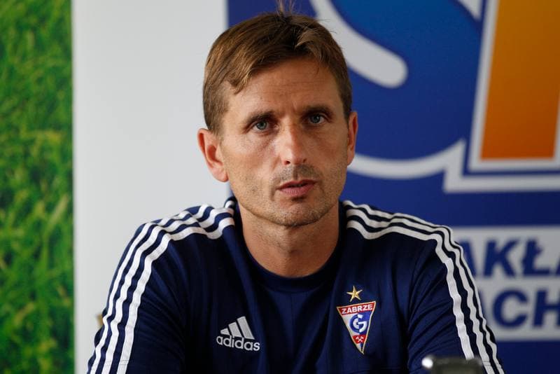 Football. Gornik Zabrze. Press Conference. 04.08.2016