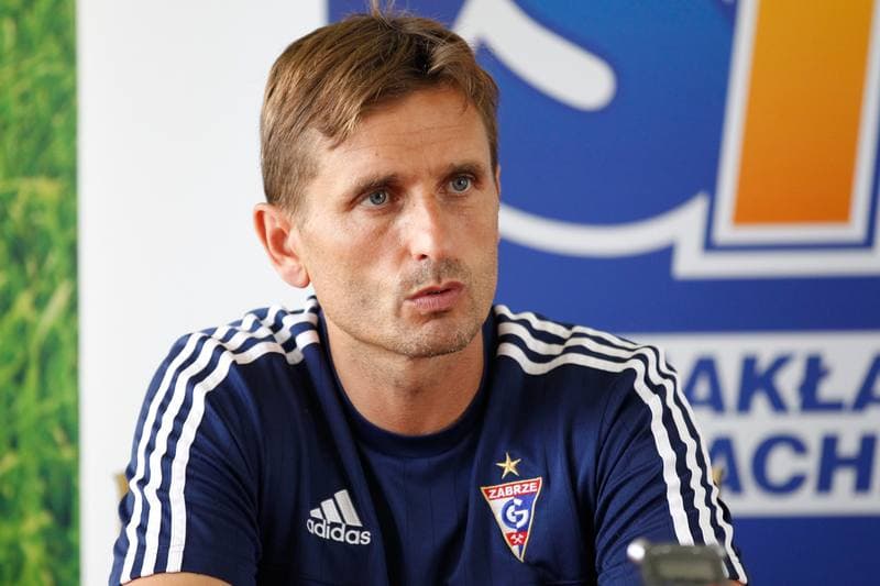 Football. Gornik Zabrze. Press Conference. 04.08.2016