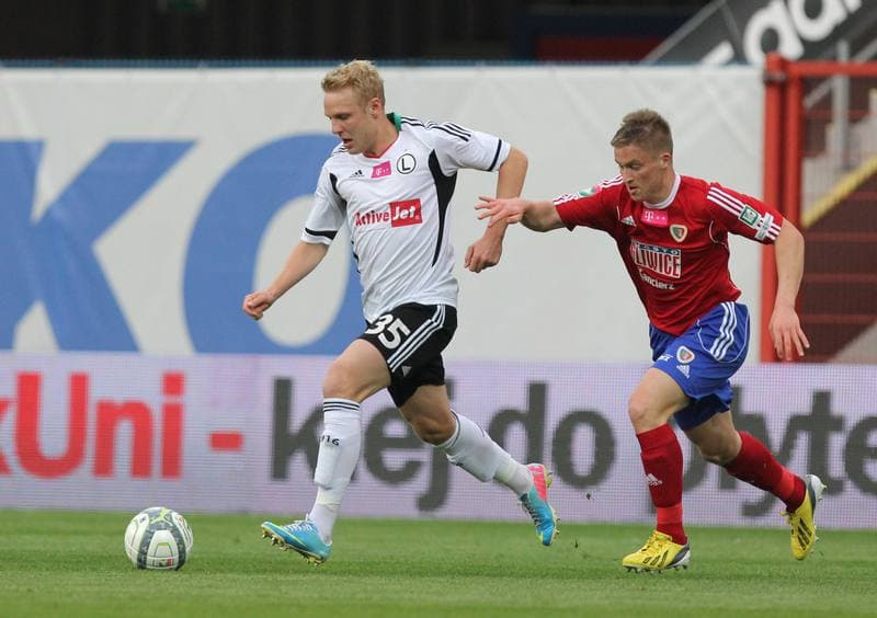Football. T-Mobile Ekstraklasa. Piast Gliwice - Legia Warsaw. 27.04.2013