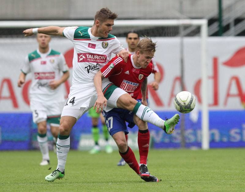 Football. T-Mobile Ekstraklasa. Piast Gliwice - Slask Wroclaw. 12.05.2013