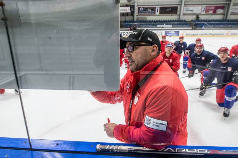 Ice Hockey. Poland national team. Training. 02.11.2020