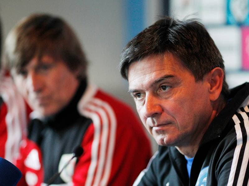Football. Ruch Chorzow. Press Conference. 12.02.2015
