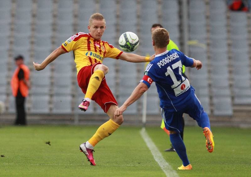 Football. T-Mobile Ekstraklasa. Korona Kielce - Piast Gliwice. 26.09.2014