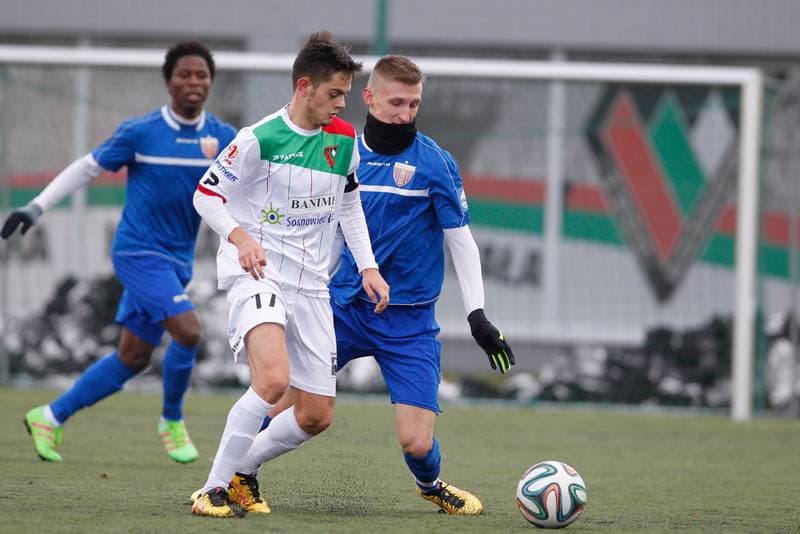 Football. Sparing. Zaglebie Sosnowiec - Polonia Bytom. 03.12.2016