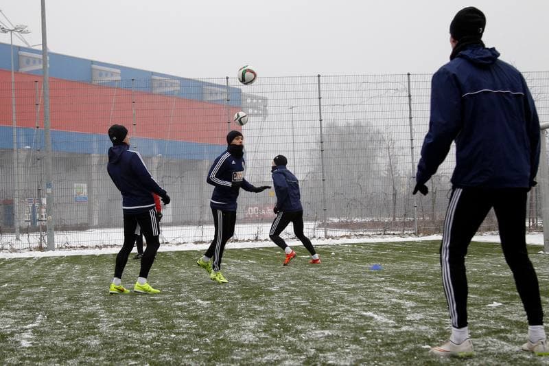 Football. Piast Gliwice. Training. 07.01.2016