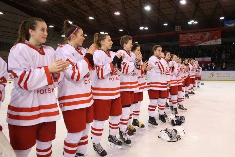 Ice Hockey. U18 Women's World Championship. Poland - China. 14.01.2017
