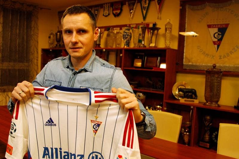 Football. Gornik Zabrze. Training. 07.01.2016