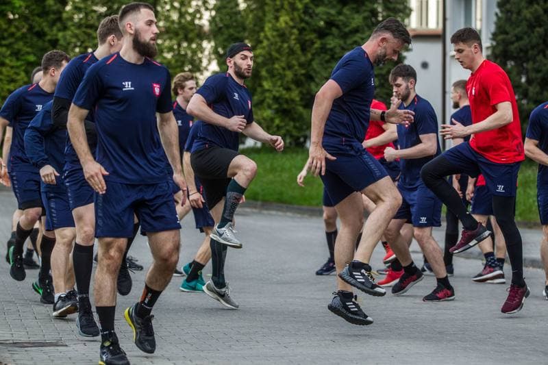 Ice Hockey. Poland national team. Training. 12.05.2021