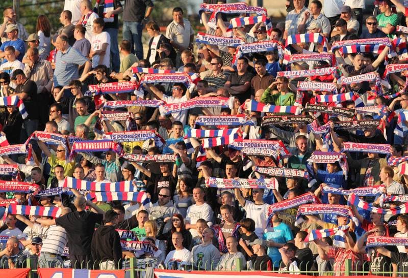 Football. I liga. Podbeskidzie Bielsko-Biala - Sandecja Nowy Sacz. 25.05.2011