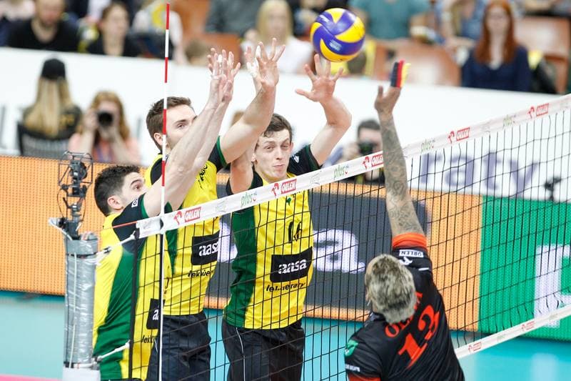 Volleyball. PlusLiga. GKS Katowice - Jastrzebski Wegiel. 28.03.2017