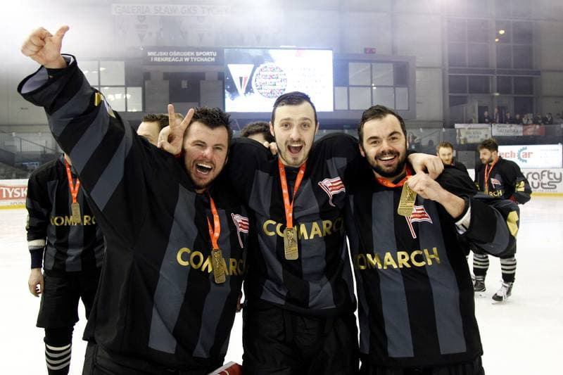 Ice Hockey. Polska Hokej Liga. GKS Tychy - Comarch Cracovia. 02.04.2017