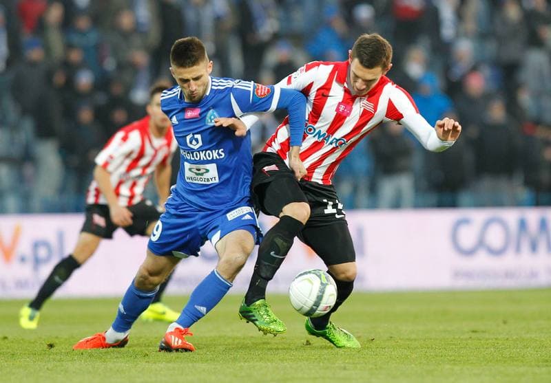 Football. T-Mobile Ekstraklasa. Ruch Chorzow - Cracovia Krakow. 01.12.2013