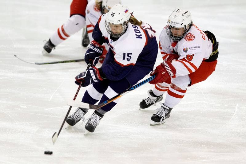Ice Hockey. Women's World Championship. Poland - Slovakia. 08.04.2017