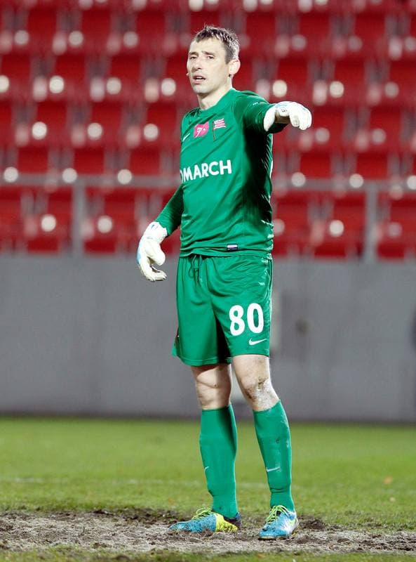 Football. T-Mobile Ekstraklasa. Cracovia Krakow - Zaglebie Lubin. 09.12.2013