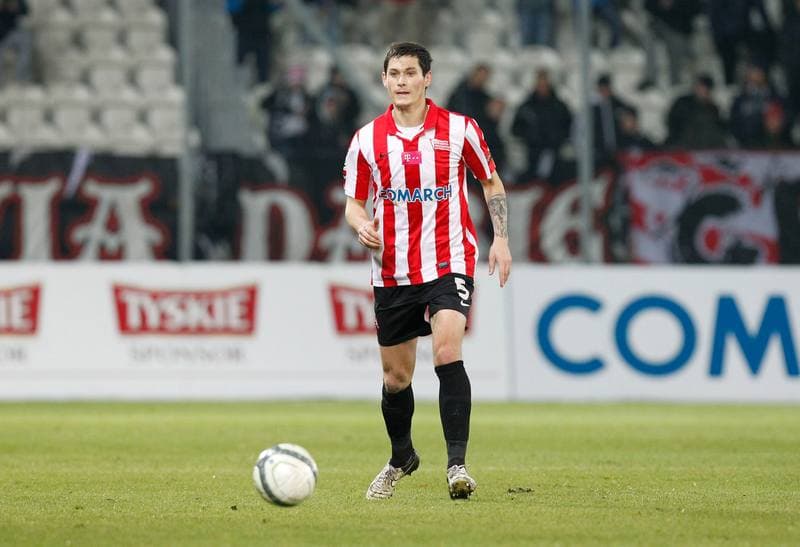 Football. T-Mobile Ekstraklasa. Cracovia Krakow - Zaglebie Lubin. 09.12.2013