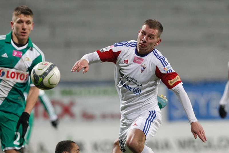 Football. T-Mobile Ekstraklasa. Gornik Zabrze - Lechia Gdansk. 14.12.2013