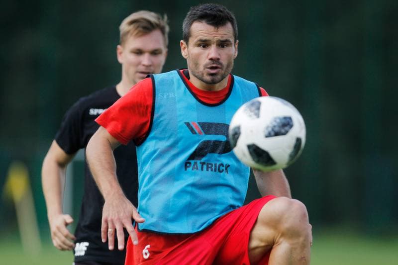 Football. Zaglebie Sosnowiec. Training. 06.09.2018