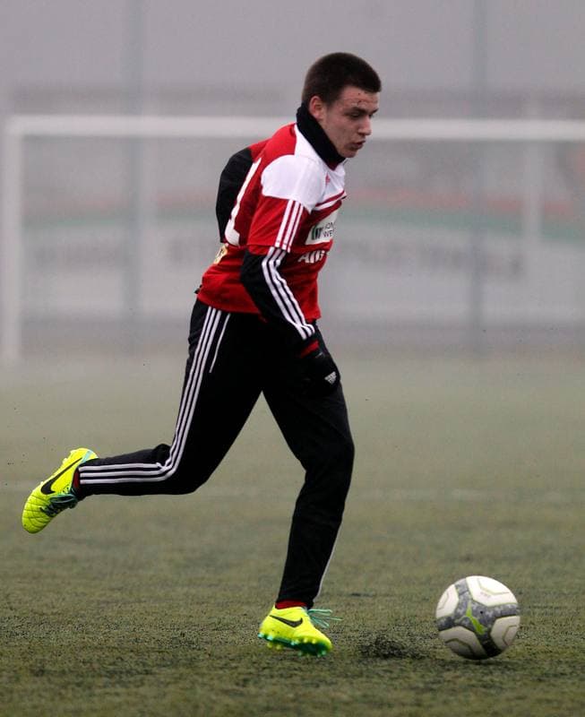 Football. Friendly Match. LZS Piotrowka - Gornik Zabrze. 10.10.2013