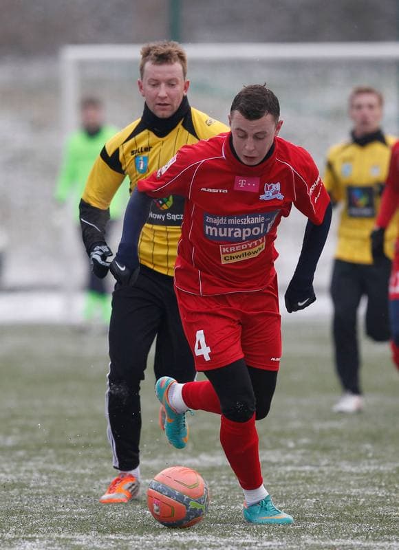 Football. Friendly Match. Podbeskidzie Bielsko Biala - Sandecja Nowy Sacz. 23.01.2014