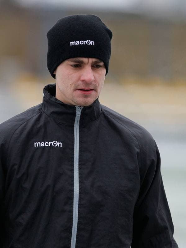 Football. GKS Katowice. Training. 24.01.2014