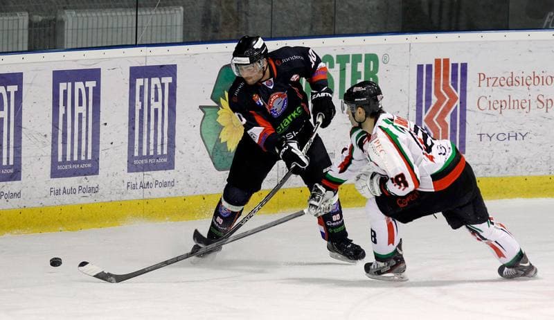 Ice Hockey. Polska Hokej Liga. GKS Tychy - Ciarko KH Sanok. 23.01.2015