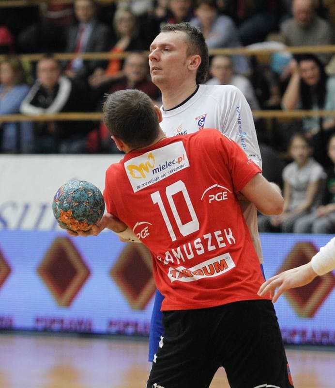Handball. PGNiG Superliga. Gornik Zabrze - Stal Mielec. 12.02.2014