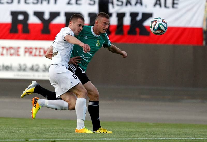 Football. I Liga. Energetyk ROW Rybnik - GKS Belchatow. 09.05.2014
