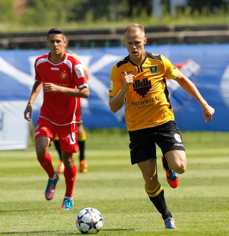 Football. I Liga. GKS Katowice - Widzew Lodz. 02.08.2014