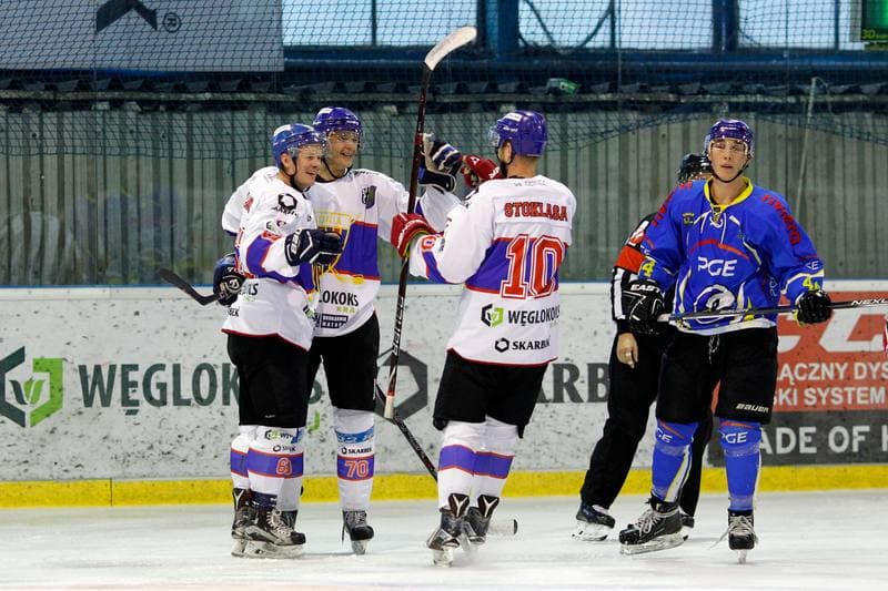 Ice Hockey. Polska Hokej Liga. Weglokoks Kraj Polonia Bytom - PGE Orlik Opole. 21.09.2018