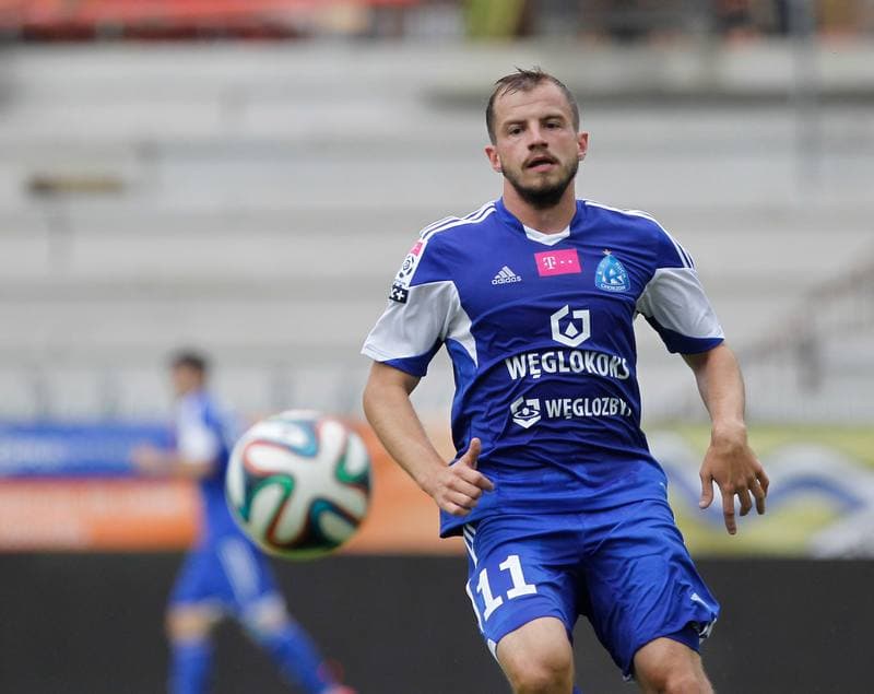 Football. T-Mobile Ekstraklasa. Podbeskidzie Bielsko Biala - Ruch Chorzow. 03.08.2014