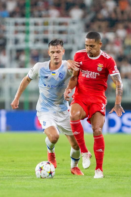Football. UEFA Champions League. Dynamo Kyiv - Benfica. 17.08.2022