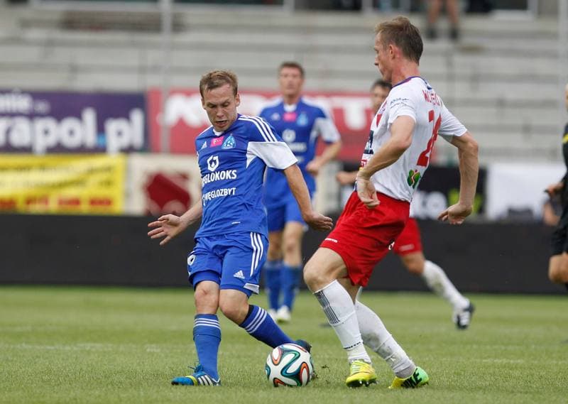 Football. T-Mobile Ekstraklasa. Podbeskidzie Bielsko Biala - Ruch Chorzow. 03.08.2014