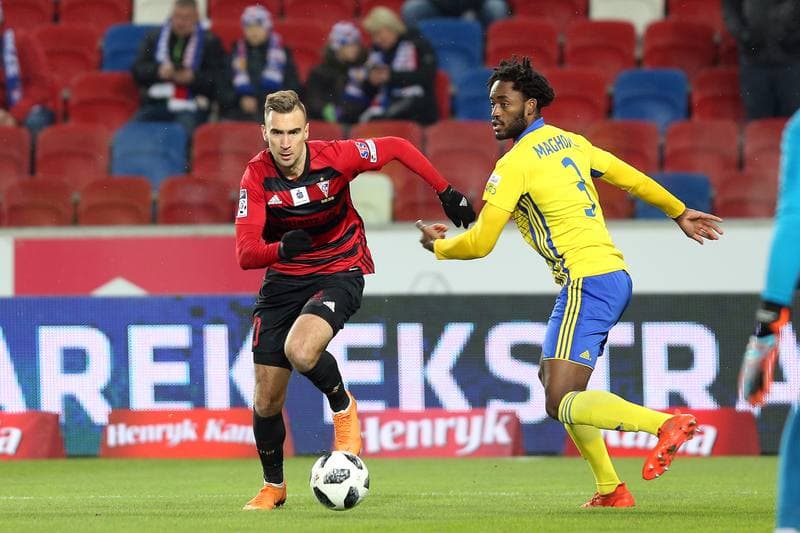 Football. Lotto Ekstraklasa. Gornik Zabrze - Arka Gdynia. 15.12.2018